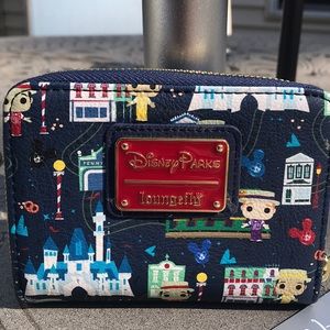 Disney Parks Loungefly Dapper Dans Zip Wallet
